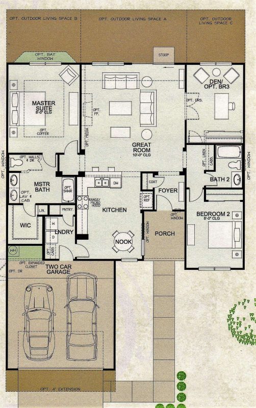 Robson Ranch Austin Floor Plan